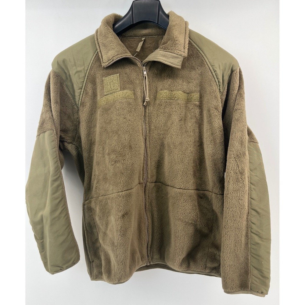 GWISF Fleece Jacket Mens Large Regular Brown Gen III Cold Weather Military USGI
